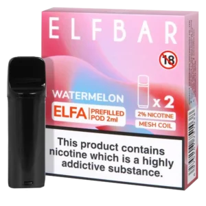Watermelon Elf Bar Elfa Prefilled Pod