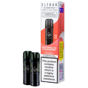 Watermelon Strawberry Elf Bar 600 Prefilled Pods