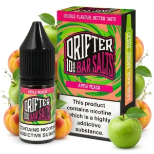 Apple, Peach Salt Nicotine E-Liquid by Drip Hacks