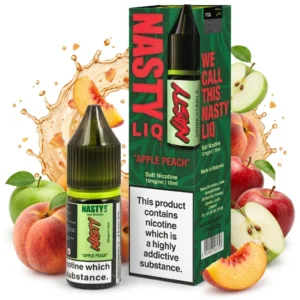 Apple, Peach Salt Nicotine E-Liquid by Nasty