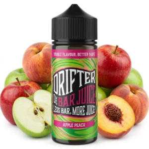 Apple Peach Shortfill E-Liquid by Drifter Bar Juice 100ml