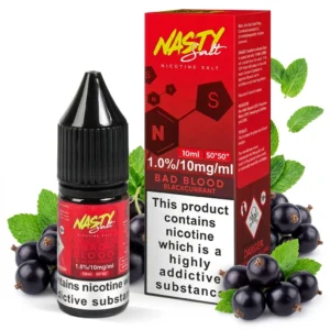 Blackcurrant, Mint Salt Nicotine E-Liquid by Nasty