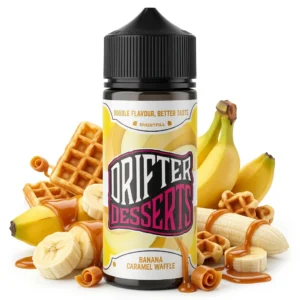 Banana Caramel Waffle Shortfill E-Liquid by Drifter 100ml