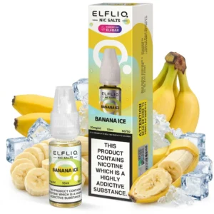 Banana, Ice / Slush Salt Nicotine E-Liquid by Elf Bar