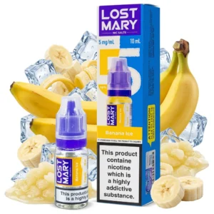 Banana Ice Salt Nicotine E-Liquid by Lost Mary