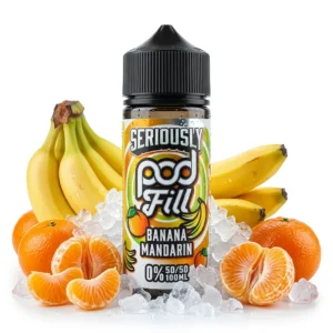 Banana Mandarin Shortfill E-Liquid by Seriously Pod Fill 100ml