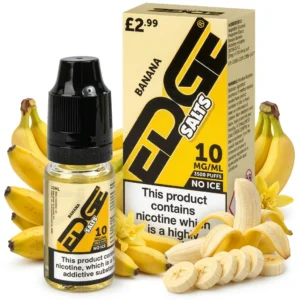 Banana Nic Salt E-Liquid by Edge Solid Fruit Bar Salts