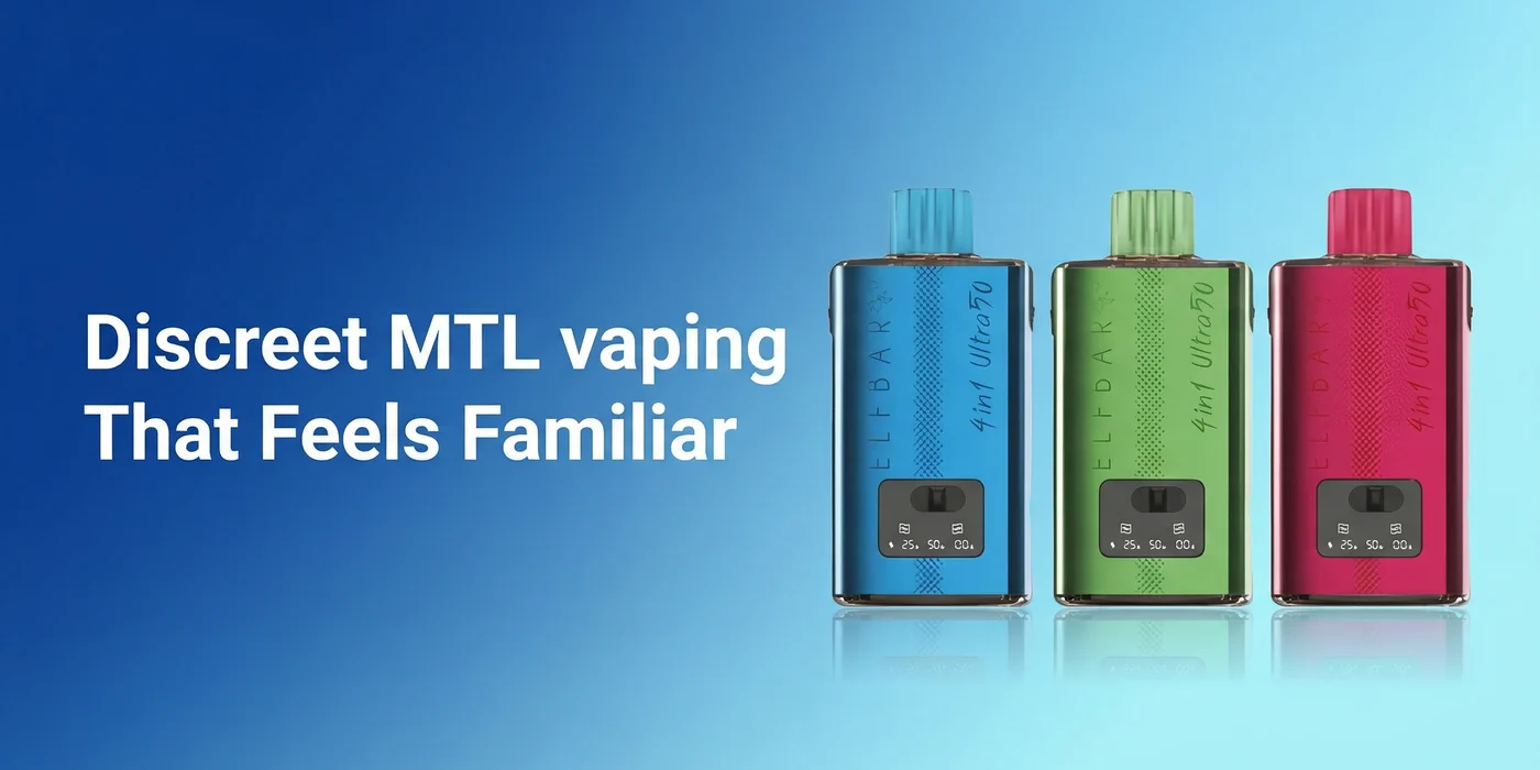 Discreet MTL vaping That Feels Familiar