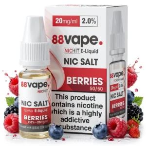 Berries Nic Salt E-Liquid by 88Vape