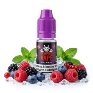 Menthol, Mixed Berries freebase nicotine E-Liquid by Vampire Vape
