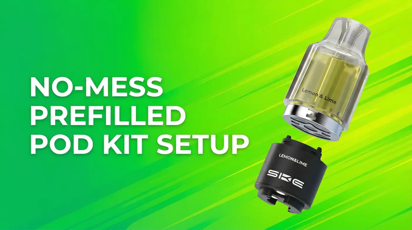 No-Mess Prefilled Pod Kit Setup