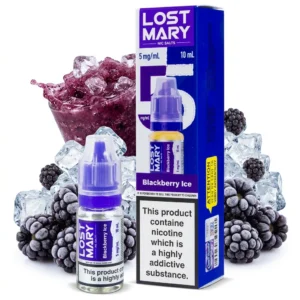 Blackberry Ice / Slush Salt Nicotine E-Liquid by Lost Mary