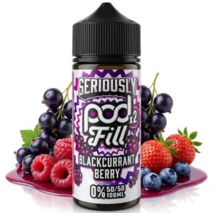 Blackcurrant Berry Shortfill E-Liquid by Doozy 100ml