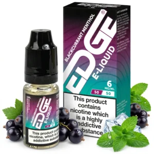 Blackcurrant, Menthol Freebase Nicotine E-Liquid by Edge