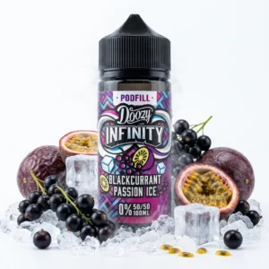 Blackcurrant Passion Ice Shortfill E-Liquid by Doozy Infinity 100ml