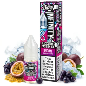 Blackcurrant, Ice / Slush, Passion Fruit Salt Nicotine E-Liquid by Doozy