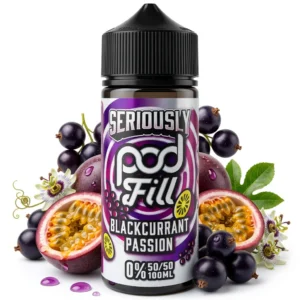 Blackcurrant Passion Shortfill E-Liquid by Seriously Pod Fill 100ml