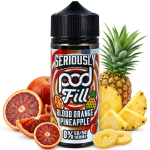 Blood Orange Pineapple Shortfill E-Liquid by Seriously Pod Fill 100ml
