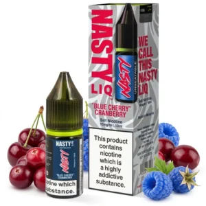 Blue Raspberry, Cherry, Cranberry Salt Nicotine E-Liquid by Nasty
