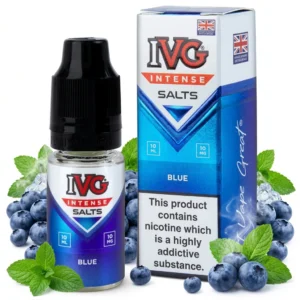 Blueberry, Menthol Salt Nicotine E-Liquid by IVG
