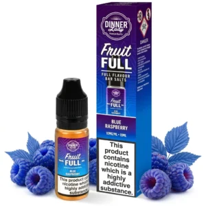 Blue Raspberry Salt Nicotine E-Liquid by Dinner Lady