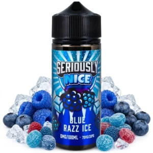Blue Razz Ice Shortfill E-Liquid by Seriously Nice 100ml