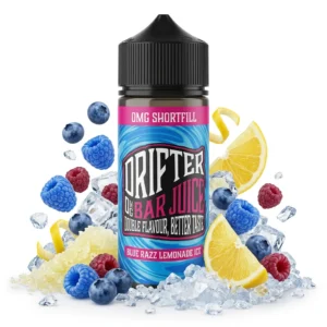 Blue Razz Lemonade Ice Shortfill E-Liquid by Drifter Bar Juice 100ml