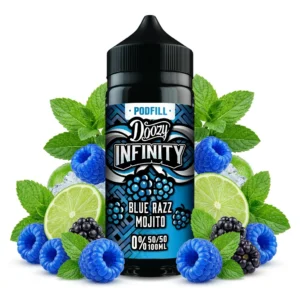 Blue Razz Mojito Shortfill E-Liquid by Doozy Infinity 100ml