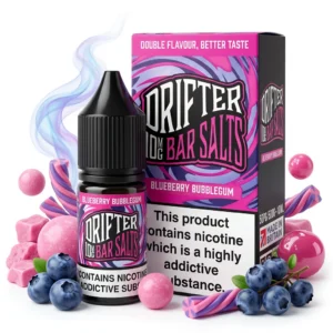 Blueberry, Bubblegum Salt Nicotine E-Liquid by Drip Hacks
