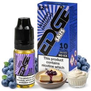 Blueberry, Cheesecake, Cream Salt Nicotine E-Liquid by Edge