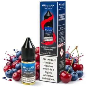 Blueberry, Cherry, Cranberry Salt Nicotine E-Liquid by Elux