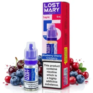 Blueberry, Cherry, Cranberry Salt Nicotine E-Liquid by Lost Mary