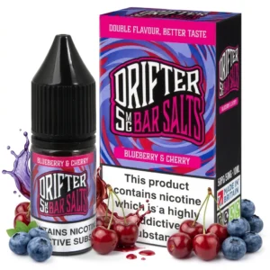 Blueberry, Cherry Salt Nicotine E-Liquid by Drip Hacks