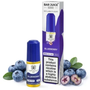 Blueberry Salt Nicotine E-Liquid by Bar Juice
