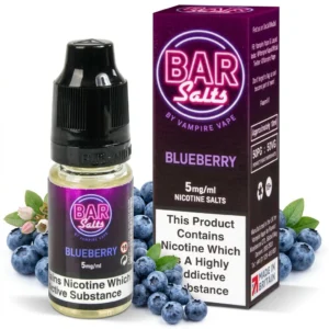 Blueberry Salt Nicotine E-Liquid by Vampire Vape