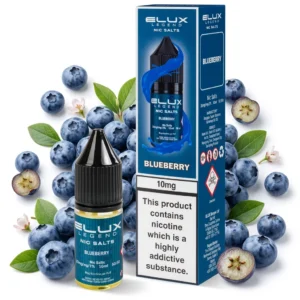 Blueberry Salt Nicotine E-Liquid by Elux