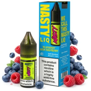 Blueberry, Raspberry Salt Nicotine E-Liquid by Nasty