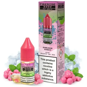 Bubblegum, Menthol Salt Nicotine E-Liquid by Elux