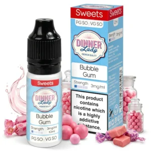 Bubblegum Freebase Nicotine E-Liquid by Dinner Lady