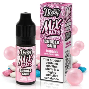 Bubblegum Salt Nicotine E-Liquid by Doozy
