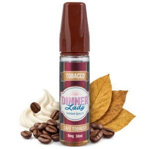 Cafe Tobacco Shortfill E-liquid by Dinner Lady 50ml
