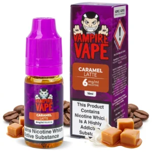 Caramel, Coffee, Milkshake freebase nicotine E-Liquid by Vampire Vape