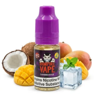 Coconut, Mango, Menthol freebase nicotine E-Liquid by Vampire Vape