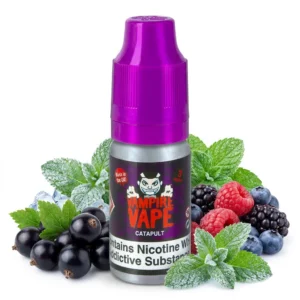 Blackcurrant, Menthol, Mixed Berries freebase nicotine by Vampire Vape