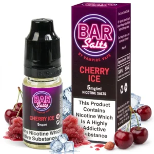 Cherry, Ice / Slush Salt Nicotine E-Liquid by Vampire Vape