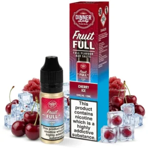 Cherry, Ice / Slush Salt Nicotine E-Liquid by Dinner Lady