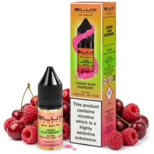 Cherry, Raspberry Salt Nicotine E-Liquid by Elux