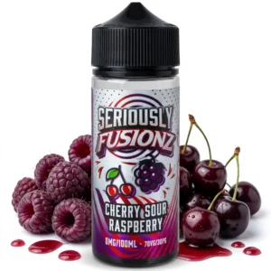 Cherry Sour Raspberry Shortfill E-Liquid by Seriously Fusionz 100ml