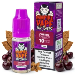 Cherry, Tobacco Salt Nicotine E-Liquid by Vampire Vape
