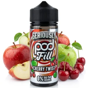 Cherry Twist Shortfill E-Liquid by Seriously Pod Fill 100ml
